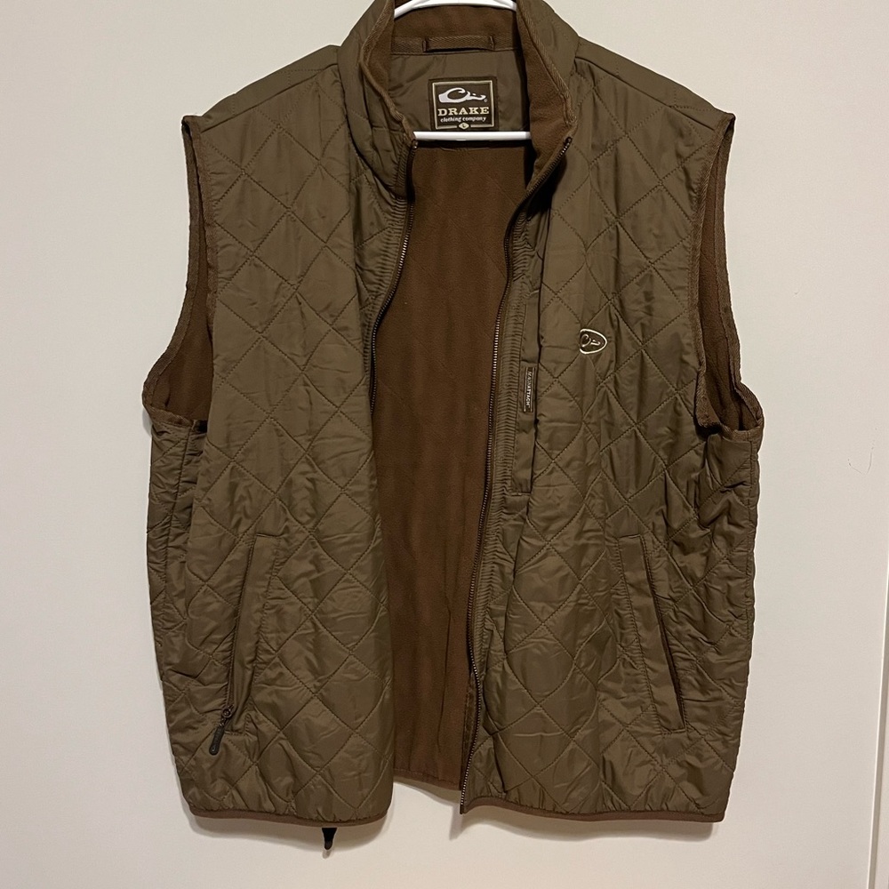 Drake Delta Quilted Fleece Lined Vest